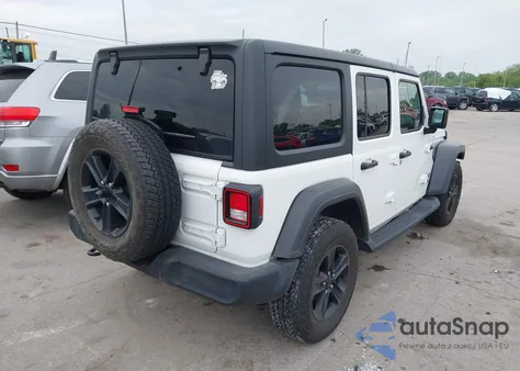 2018 Jeep Wrangler Unlimited Sport z USA, uszkodzony, nr VIN 1C4HJXDG6JW222637